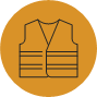 Safety vest icon